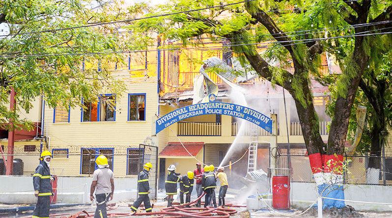 4M in equipment, other items lost in fire at Brickdam Police Station – Guyana Chronicle