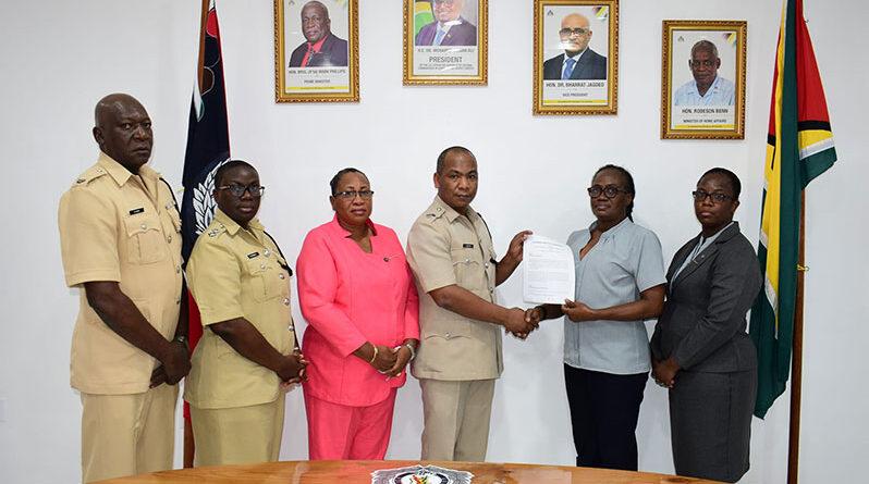 Agreement signed with IPED to enhance financial literacy of police ranks – Guyana Chronicle