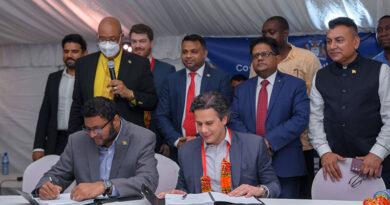 Contract signed, sod turned to upgrade US0M Linden to Mabura Road – Guyana Chronicle