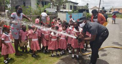 Fire Service teaches children about prevention, safety – Guyana Chronicle