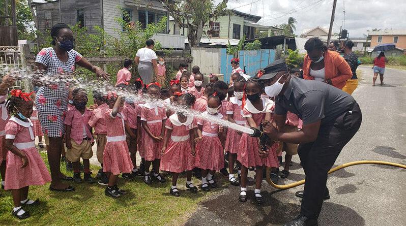 Fire Service teaches children about prevention, safety – Guyana Chronicle
