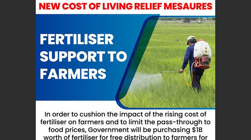 Gov’t to distribute B in fertilisers to farmers  – Guyana Chronicle