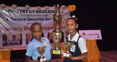 Ketley Primary School successfully defends ‘Literacy Bee’ title  – Guyana Chronicle