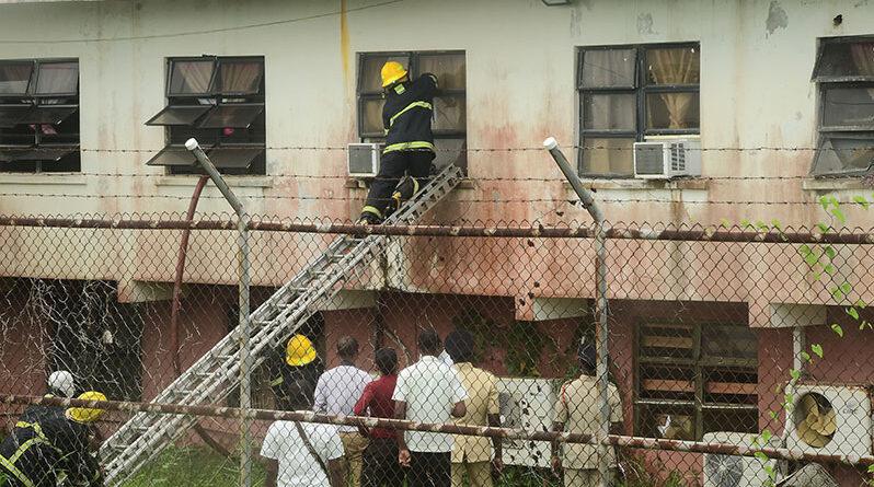 Rapid action extinguishes fire at CID Headquarters – Guyana Chronicle