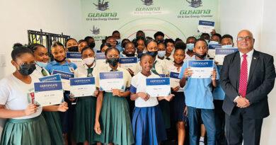 Secondary school students briefed on O&G sector – Guyana Chronicle