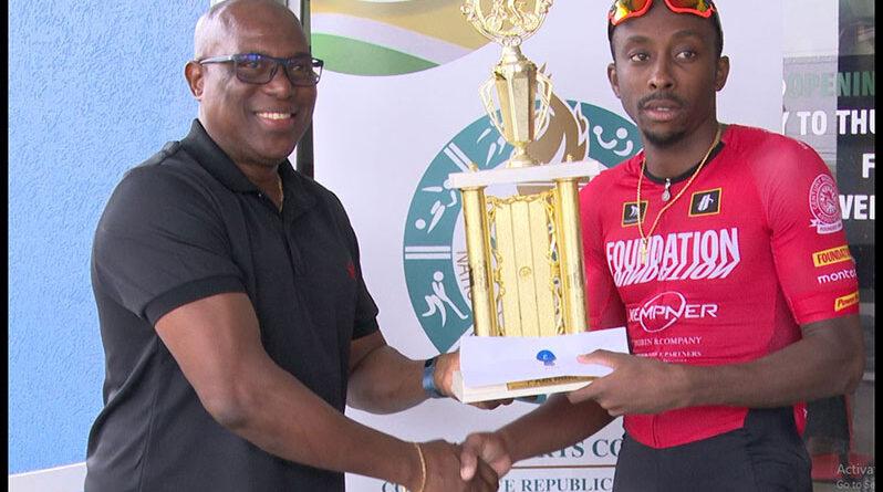 Trinidadian Ability Campbell wins historic NSC cycle road race – Guyana Chronicle